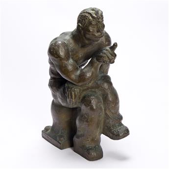 LOUIS SLOBODKIN (1903 - 1975) The Thinker.